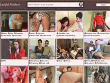 Tablet Screenshot of lustfulmothers.com